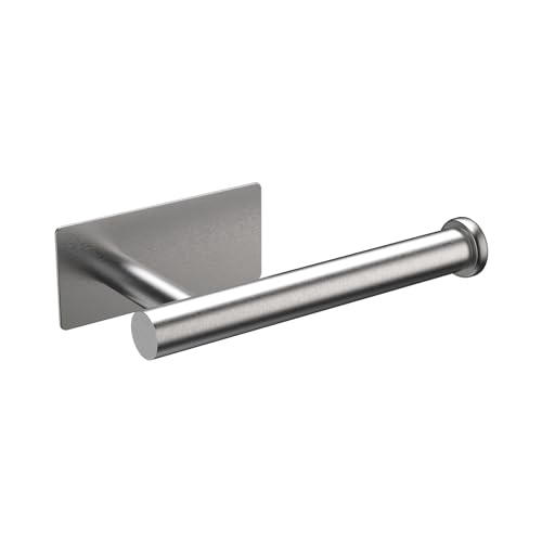 Ibergrif MK34052 Chrome Toilet Paper Holder Wall Mounted Self-Adhesive 5 kg Capacity
