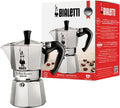 Bialetti Moka Express 6-Cup Stovetop Espresso Maker Silver 270ml