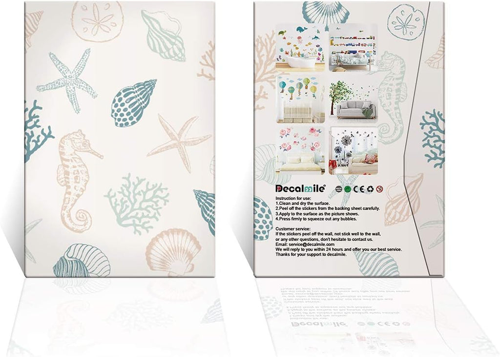 Decalmile Animal Tree Wall Decals Owl Fox Deer Kids Bedroom Nursery Decor