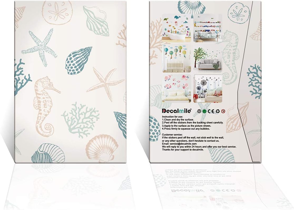Decalmile Animal Tree Wall Decals Owl Fox Deer Kids Bedroom Nursery Decor