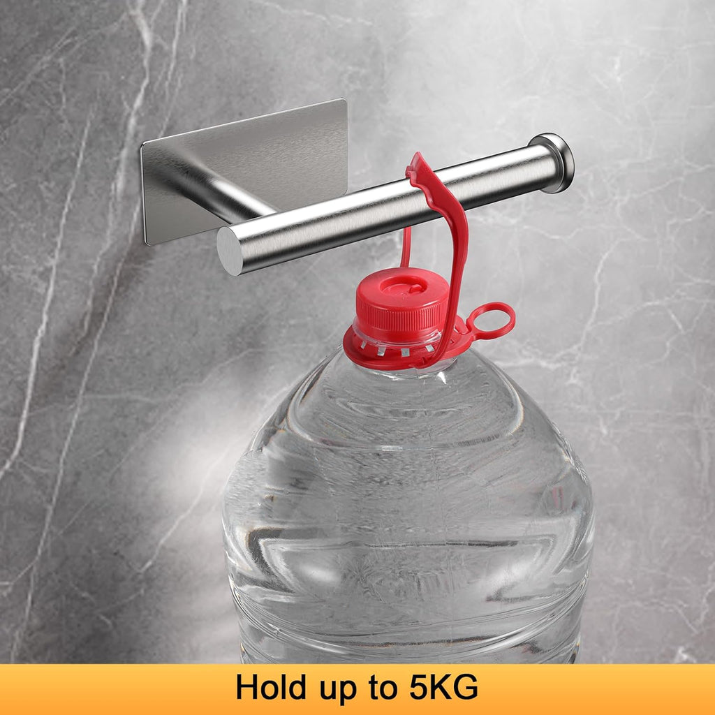 Ibergrif MK34052 Chrome Toilet Paper Holder Wall Mounted Self-Adhesive 5 kg Capacity